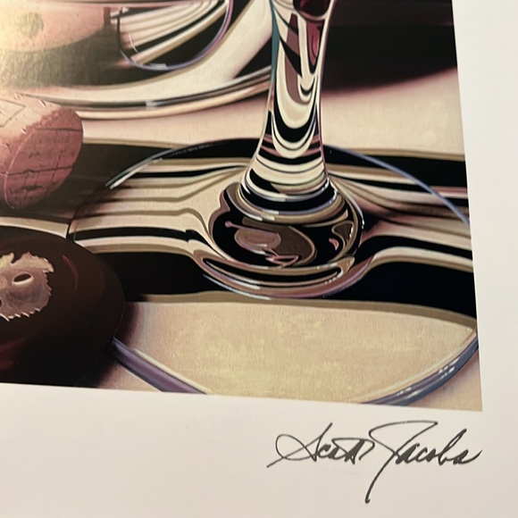 Seriolithograph “GRAPE PERFECTION” by SCOTT JACOBS - Picture 3 of 9